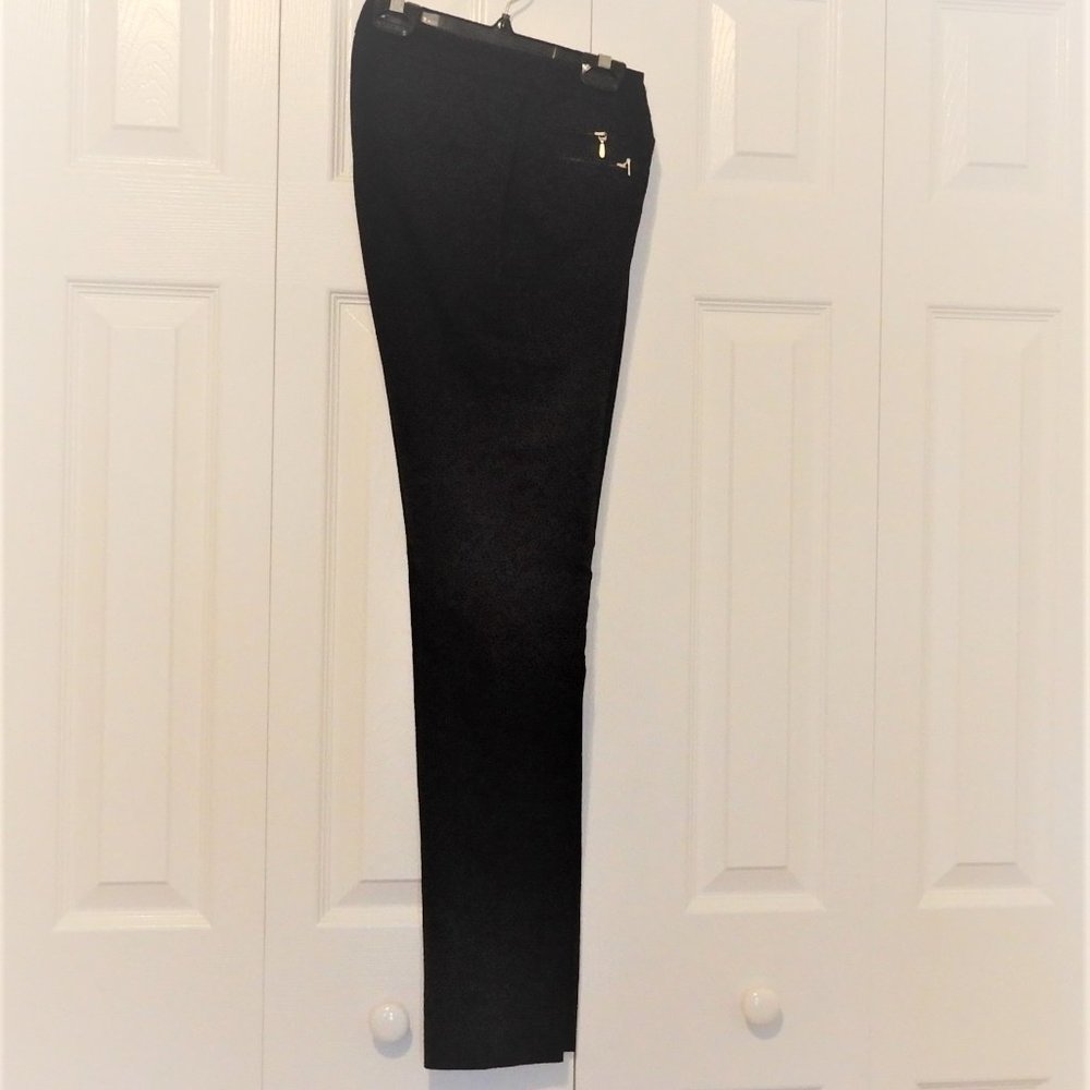 H&M Navy Blue Fitted Dress Pants in size 2